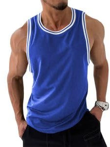 Haloumoning Herren Sommer Tank Top 5 Navy, XL