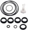 GLFLOW 25013 Per Intex Filtro a Sabbia Pompa O-Ring Ricambio Set Con Valvola di Sblocco Aria Set Per Attrezzature Piscina