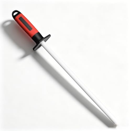 Keramisk slipstång, kökskniv slipstång med okrossbar lock, keramisk knivslipstång, slipstål för knivar, keramisk slipstång, slipstål diamant, 390 × 14 × 260 mm