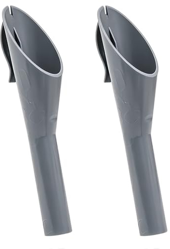 Lot de 2 entonnoirs de remplissage pour voiture, entonnoirs de remplissage universels pour bidon, entonnoir diesel, entonnoir à carburant pour essence et huile, adaptateur de réservoir pour véhicule