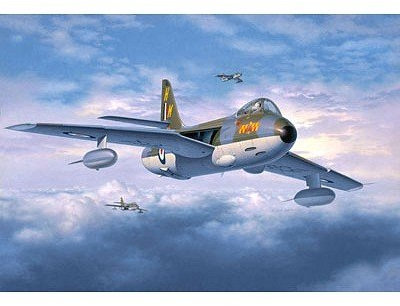 Revell Modellbausatz 04727 - Hawker HUNTER F.Mk.6 (NL, B, GB) im Maßstab 1:32