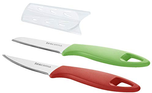 Tescoma 863000 Presto Coltellini, 6 cm, Set 2 Pezzi, Colori Assortiti