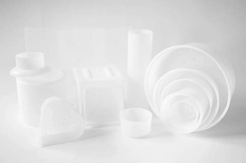 CHEESE MOULD KIT - 13 MOULDS & 2 CHEESE MATS