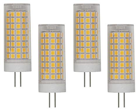 K JINGKELAI G4 LED Light Bulbs Dimmable 10W(Equivalent to 100W Halogen Replacement) Warm White 3000K LED Corn Light for Home Living Room Bedroom Chandelier, G4 Bi-Pin Base,102 LED 2835 SMD,Pack of 4