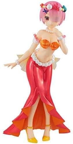 Furyu Re:Zero Ram Mermaid Sirène Fairy Tale Series SSS Figure Starting Life in Another World 21cm