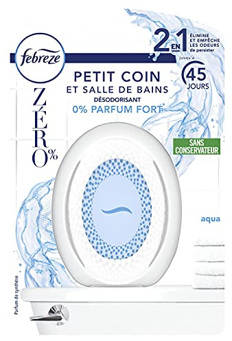 Febreze Petit Coin, Aqua, WC-Lufterfrischer, kontinuierlich, zur Beseitigung und Vorbeugung von Gerüchen, 1 x
