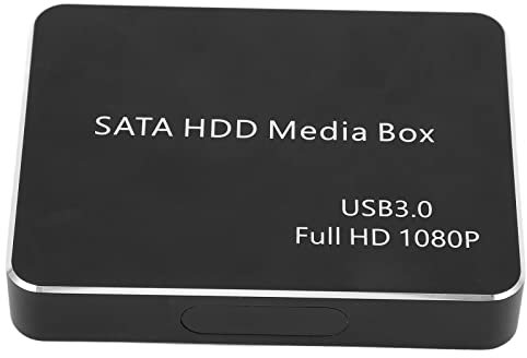 Media Box, Salida de Rotación Ultra Clear Media Player HD con Control Remoto para Oficina en Casa(#2)