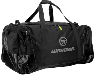 Warrior Q20 Carry Hockey Bag, Black/Grey (Large (37 x 20 x 19))