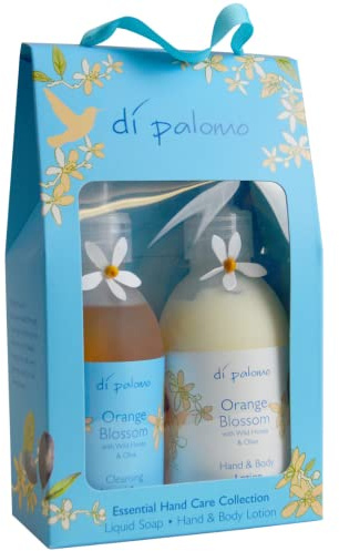 Di Palomo Orange Blossom & Honey | 240ml Hand & Body Soap & Lotion | Luxury Hand Wash | Pamper Gifts for Women or Mother's Day