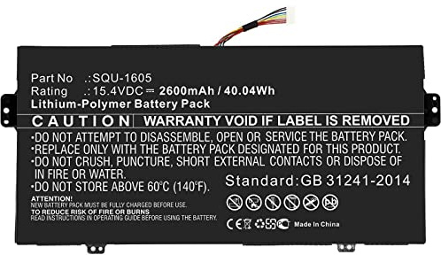 CoreParts Laptop Battery for Acer 40.04Wh 15.4V 2600mAh 40.04Wh, MBXAC-BA0097