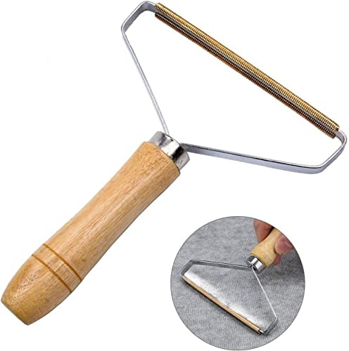 Blissify Fusselrasierer (1 Stück) - Fussel- und Haarentfernungsrollen - Tragbarer Tierhaarentferner - Wiederverwendbarer Haarschaber und Fusselrolle - Fusselentferner für Kleidung, Teppiche, Couch,
