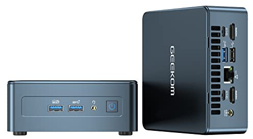 GEEKOM IT12 Mini PC, Intel i7-12650H (10 core, 16 threads, 4,7 GHz) Desktop Computer, Wi-Fi 6E rete NUC PC, 32 GB DDR4 Windows 11 Pro 1024 GB 8 K HDMI | 2 USB 4, Mini NUC Computer