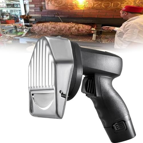 Weyot Couteau à Kebab Electrique sans Fil, trancheuse à Doner Kebab, Couteau Electrique Viande, Machine Kebab Trancheuse Couteau de Cuisine Electrique