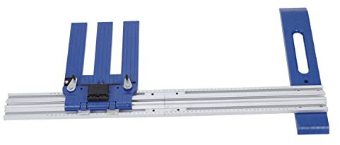 ZAWELIYO Circular Saw Guide, Aluminum Alloy Woodworker's Guide Rail, 78cm Double Precise Scale, Arbitrary Position Lock, Making Equal Width Straight Planks for Carpenter Architects