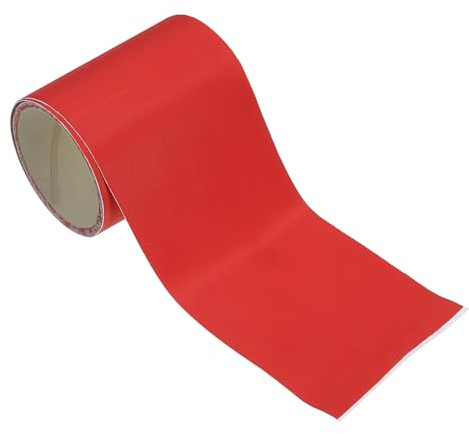 PATIKIL Down Jacket Repair Patch 59 x 2, 1 Pack Self Adhesive Nylon Fabric Patch for Tent Clothes Outdoor Camping Gear, Red