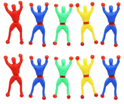 AYVRUOP Wandkriechender Spinnenmann, Ideal als Mitgebsel Kindergeburtstag, für jede Geburtstagskiste & Giveaway-Event, 10 Stück