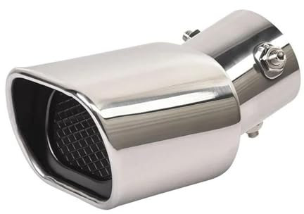 Auto Endrohre Für Smart Für Fortwo Für Forfour 453 451 Auto Auspuff Hinten Rohre Modifizierte Außen Dekoration Auto Styling Auspuffblenden Abdeckungen(Quadrat)