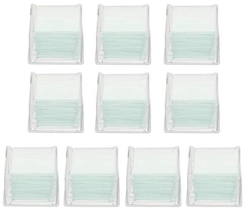 HOMOCONO 1000stücke Mikroskop-deckglas Quadratisch Glasdeckglas Für Mikroskopische Untersuchungen Blanko-deckgläser Für Schüler Und Forschung