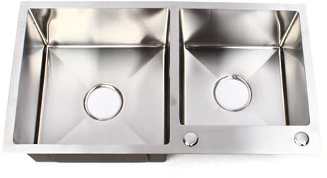Fregadero doble de acero inoxidable empotrable, juego de fregadero de cocina, fregadero doble, fregadero con escurridor, fregadero doble, fregadero de acero inoxidable, fregadero de cocina, fregadero