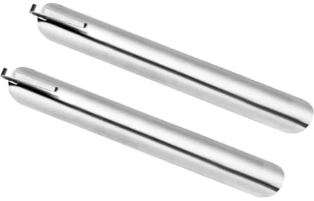 Cpolebev Barredor de Migas de Mesa para Servidores con Clip de Bolsillo Limpiador de Acero Inoxidable para una Limpieza Rápida, Paquete de 2