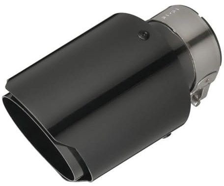 ZSGHJA Auspuffblenden Auspuffrohr Schalldämpfer Auto Edelstahl Schalldämpfer Spitze Auspuffanlage Universal Gerade Titan Dekoration Auspuff(57mm-76mm)