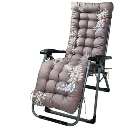 YWQJL Auflage Liegestuhl Outdoor Auflage Gartenliege Sonnenliege Auflage Wasserdicht Liegenauflage Klappbar rutschfest Sonnenliege Polster Auflage Deckchair(#4,170cmx53cmx8cm)