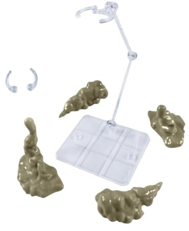 Qectial Modèles à Effet de Fumée, Accessoires de Fumée Artificielle pour Poupées Mobiles, Décoration, Présentoir Portable, Accessoires pour Bureau et Chambre, Gris