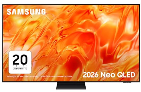 Samsung Smart TV 65-Inch QN73H Neo QLED 4K with Quantum Mini LED, Real QLED 100% Colour Volume, AI-Powered NQ4 Processor for 4K Upscaling, Motion Xcelerator, Vision AI Companion, AirSlim Design [2026]