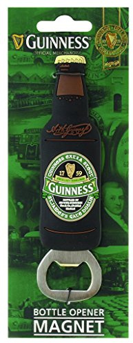 Magnetischer Flaschenöffner als PVC-Flasche mit Aufdruck „St James' Gate“ - „Guinness Ireland“-Kollektion