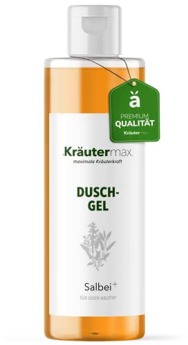 Gel douche à la sauge avec extrait d'huile liquide également comme shampooing et savon 1 x 250 ml
