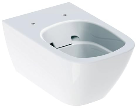 Geberit Wand-WC Tiefspüler SMYLE SQUARE geschlossene Form, Rimfree, KeraTect