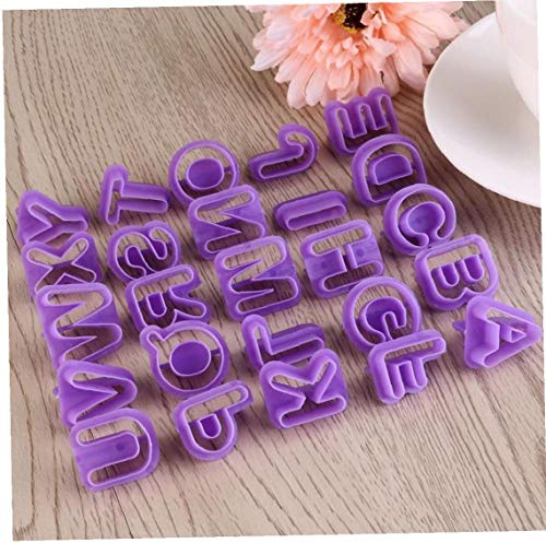 40pcs Alphabet Number Cake Mould, Letter Mold, Cookie Cutter Set, Fondant Baking Tools Accessories