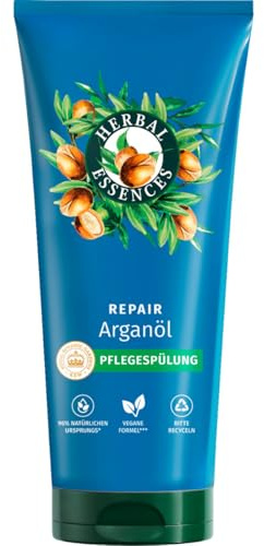 Herbal Essences Repair Pflegespülung mit Arganöl 250ml | von Geschädigtem zu Geschmeidigerem, Glänzenden Haar, Intensive Pflege, Inhaltsstoffe Natürlichen Ursprungs, Vegan