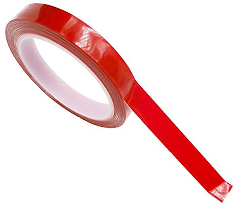 Cinta aislante eléctrica,cinta aislante eléctrica, Cinta adhesiva de espuma acrílica transparente superfuerte adhesiva de doble cara de 3m for aislamiento (Color : 12mm, Size : 3M)