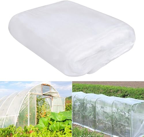 Garden Netting Fine Protection Mesh Insect Netting, 3x5M for Vegetables Crops Plants Fruits Flowers Reusable Birds Netting