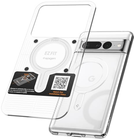 Spigen OneTap MagFit Magnetisches Ring, Kabelloses Lade-Konvertierungsset für MagSafe, Kompatibel mit iPhone 17/17e/16/15 Pro Max Air, Pixel 10 Pro Fold XL, Samsung Galaxy S26 Ultra, Xiaomi – Weiß