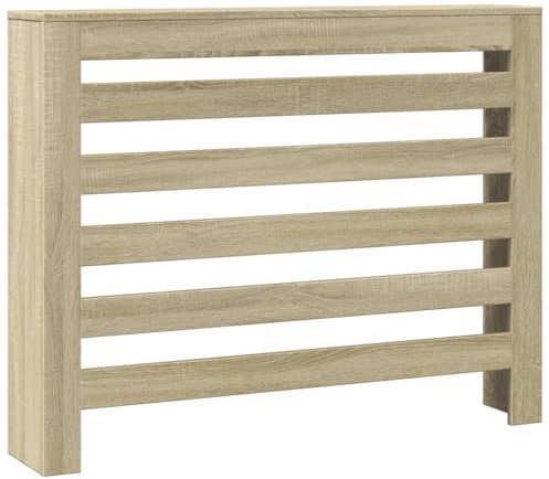 vidaXL Radiator Cover Sonoma Oak 40.9x7.9x32.3 Engineered Wood