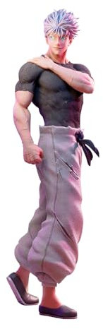 JJK Gojo Satoru Figurine d'action JJK Gojo Satoru 17,5 cm Special Season 3 figurines Gojo Statue en PVC Modèle Anime Décoration de bureau Sculpture Collecteur Cadeaux