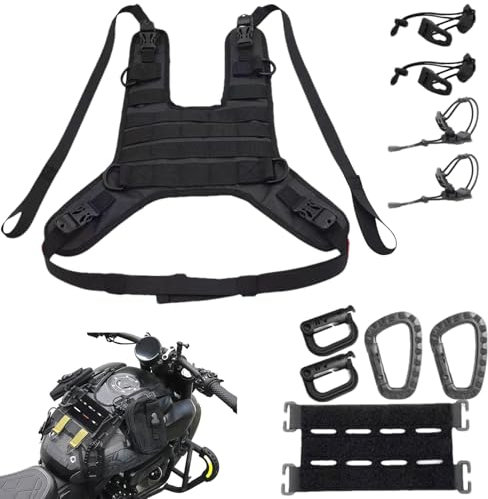 Vibhgtf Motorrad-Tankrucksack – Motorrad-Tankrucksack, Satteltasche, Motorrad-Öltankrucksack, Öltank-Hecktasche, für Herren