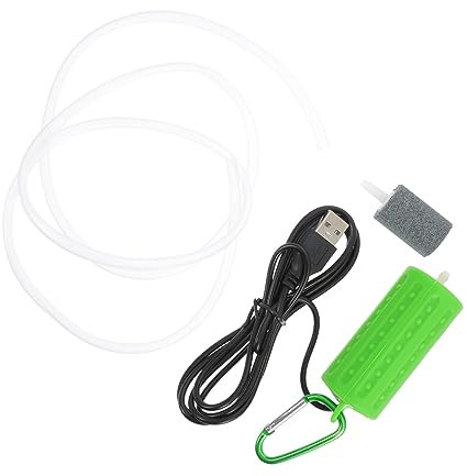 BESPORTBLE 1satz USB Aquarium Sauerstoffpumpe Leise Und Tragbare Belüftung Für Fischbecken Für Kleine Aquarien Und Outdoor-aktivitäten Langlebigem Installieren