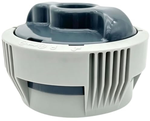 bubbelpool klor, ersättning av klor-dispenser för kemisk pool, PVC, dispenser, kompatibel med P05345 P03821 för att upprätthålla vattenkvaliteten (grå)