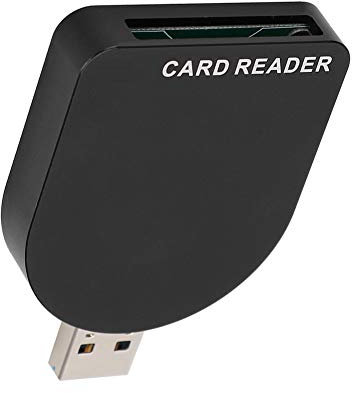 Schnelle USB3.0 XQD-Kartenleser Hochwertige Bilder für Workflow, Kompatibel mit D4 D500, XQD-Kameras, Schwarz