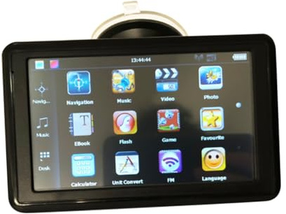 DOITOOL 5 Inch Portable Car Gps Navigation Touch Screen Lcd Display Preloaded Maps Voice Guidance Speed Limit Alert for Trucks and Cars