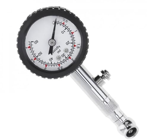 VNSMM Misuratore della Pressione dei Pneumatici per Auto, misuratore della Pressione dell'Aria dei Pneumatici per Automobili, Tester per Veicoli 0-60 psi