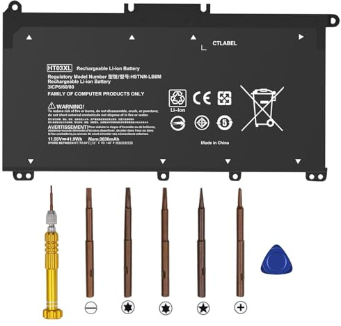 Bituoer HT03XL L11119-855 Laptop Battery for HP Pavilion 14-CF 14-DF 14-CE 15-DB 15-DW 15-DA 15-DY 17-by 17-CA Series, 14M-DH0003DX/DH1003DX 15T-DA000