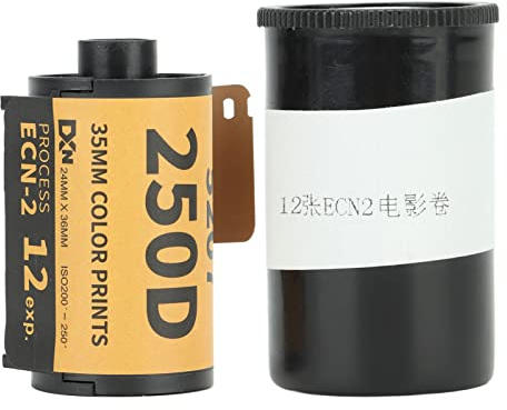 SIXRUN 35mm Färgfilm för Utskrift, Fin Kornig, Bred Exponeringsomfång, Högupplöst, ECN 2-process för 135-kamera, Porträtt, Snabb Aktionsfotografering (12 exponeringar)