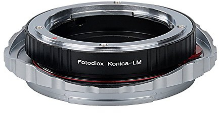 Fotodiox Pro Lens Mount Double Adapter, Konica Auto-Reflex (AR) SLR and Leica M Rangefinder Lenses to Fujifilm G-Mount GFX Mirrorless Digital Camera Systems (such as GFX 50S and more)