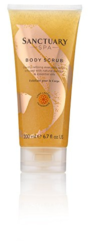 Sanctuary Spa Körperpeeling mit natürlichem Bimsstein und ätherischen Ölen, vegan und tierversuchsfrei, 200 ml