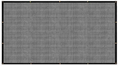 Festnight Anhängernetz Containernetz Ladungssicherungsnetz Abdecknetz für Anhänger HDPE 1,5x2,7 m 160 g/m² Schwarz