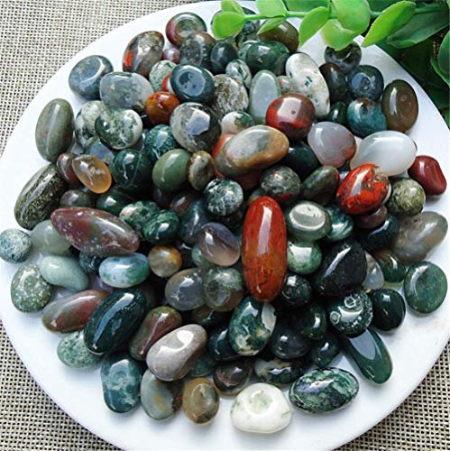 Molinter Piedras decorativas granuladas para decoración de jardín, acuario, aceras, 500 g (mezcla de colores)